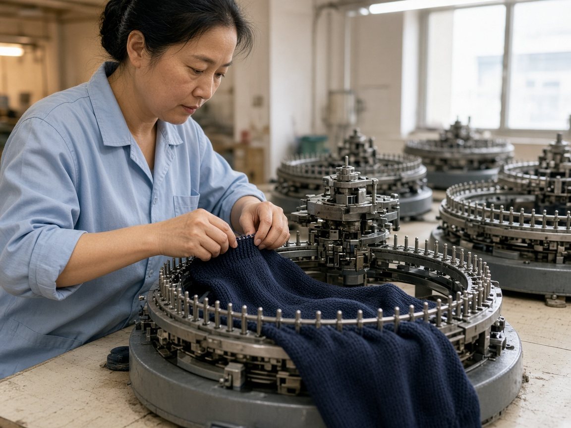 Linking machine operator
